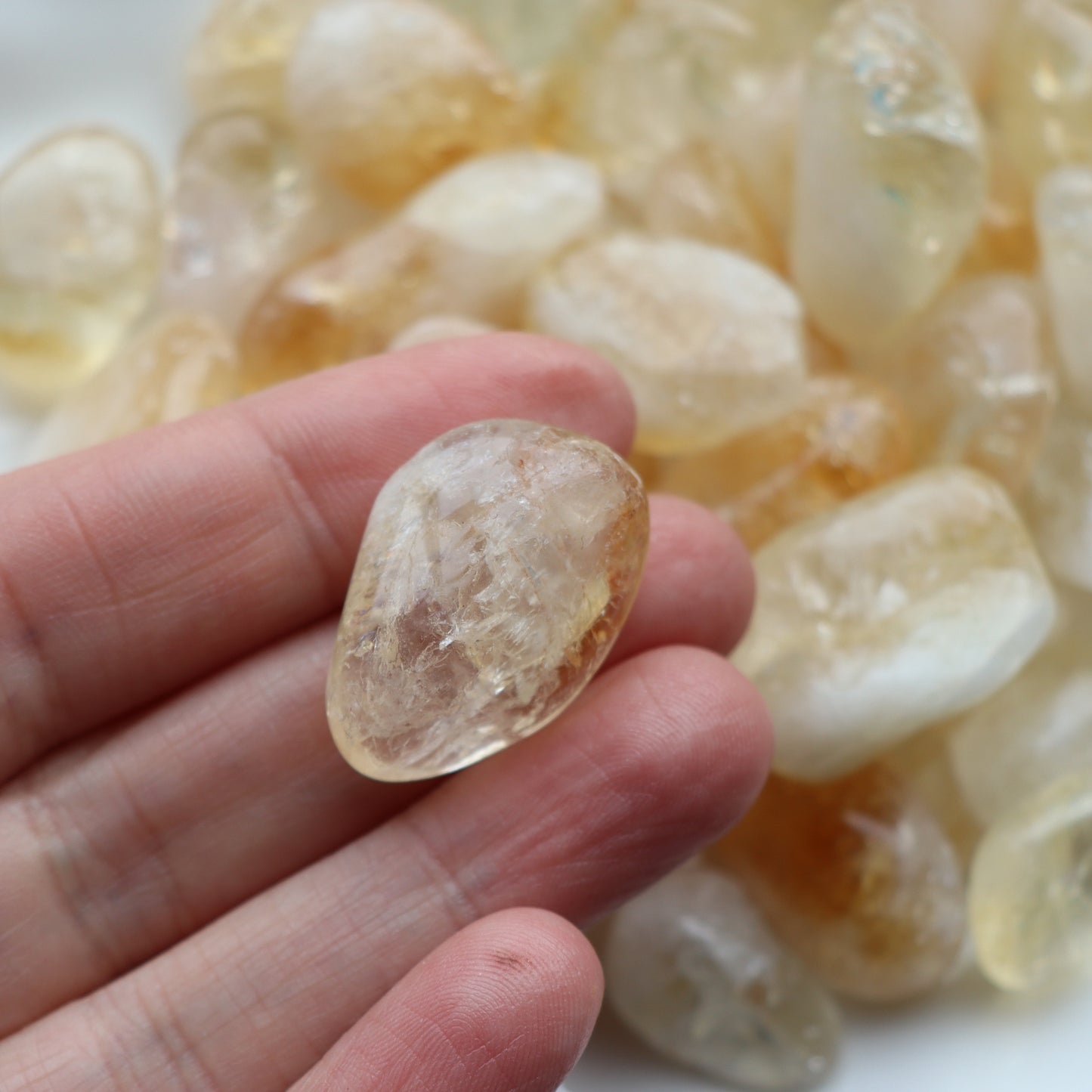 Citrine Tumblestone (heat treated)