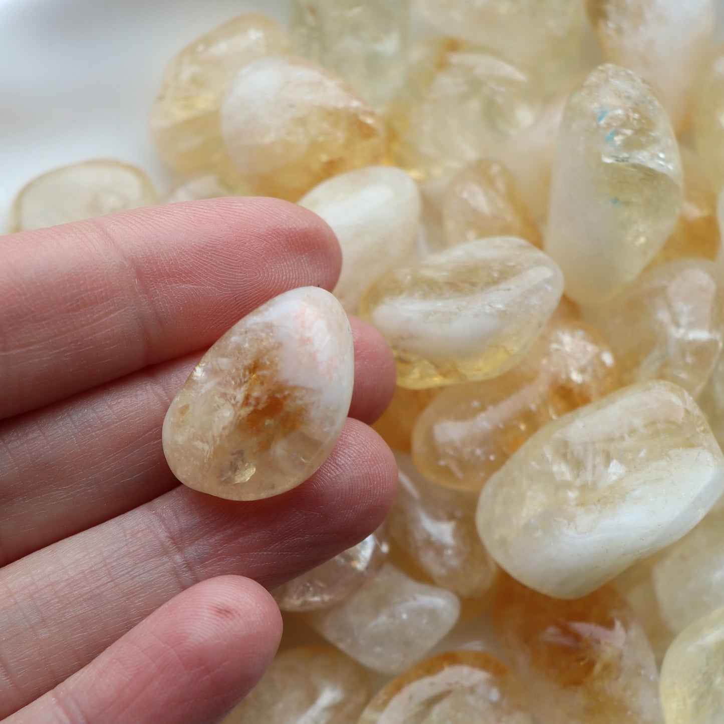 Citrine Tumblestone (heat treated)