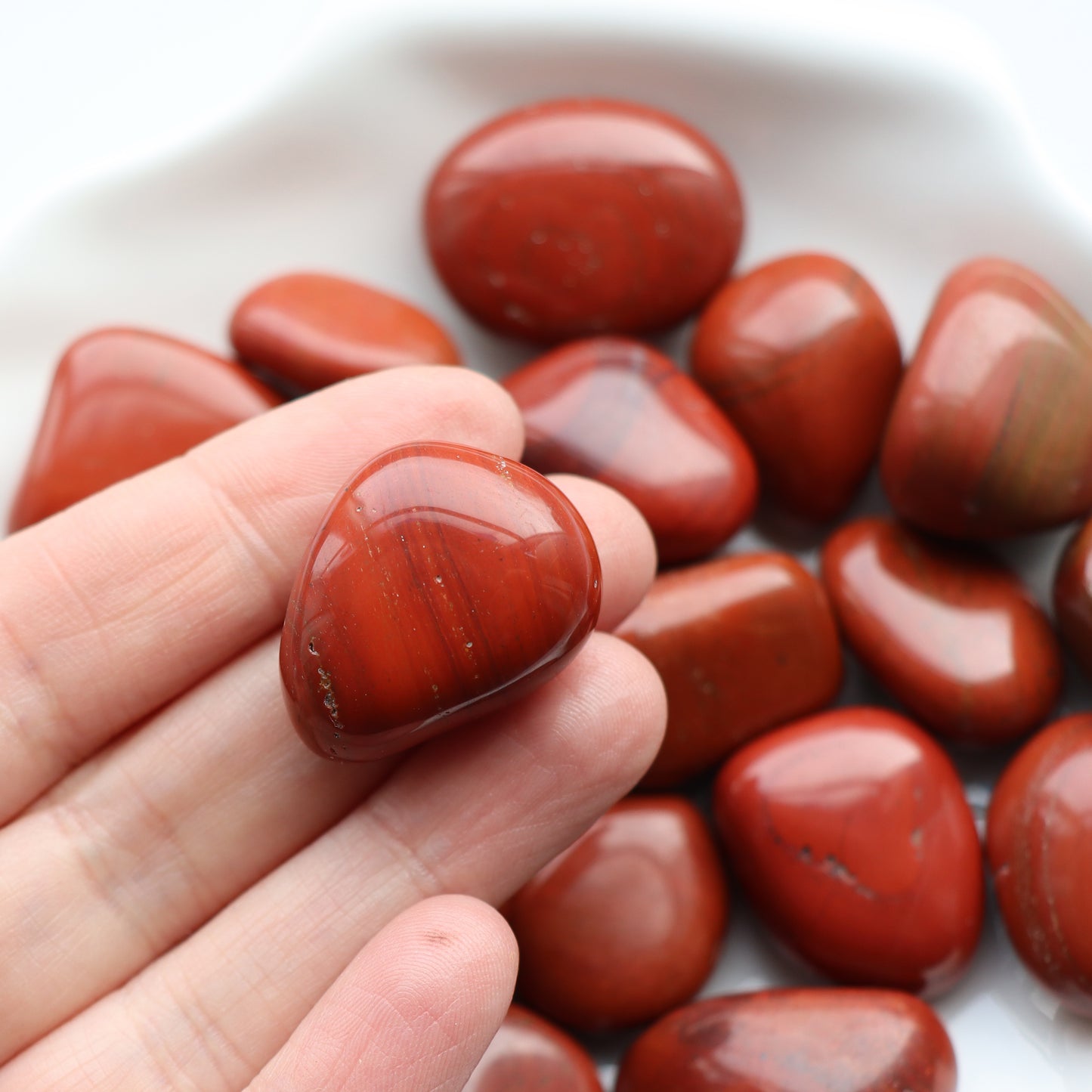 Jasper Red Tumblestone