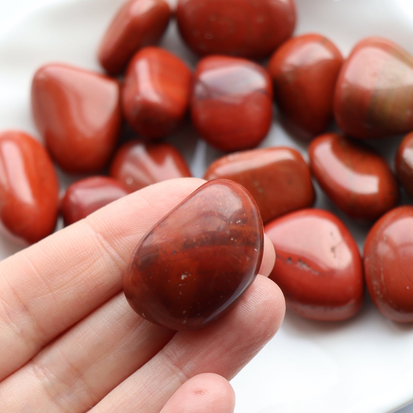 Jasper Red Tumblestone