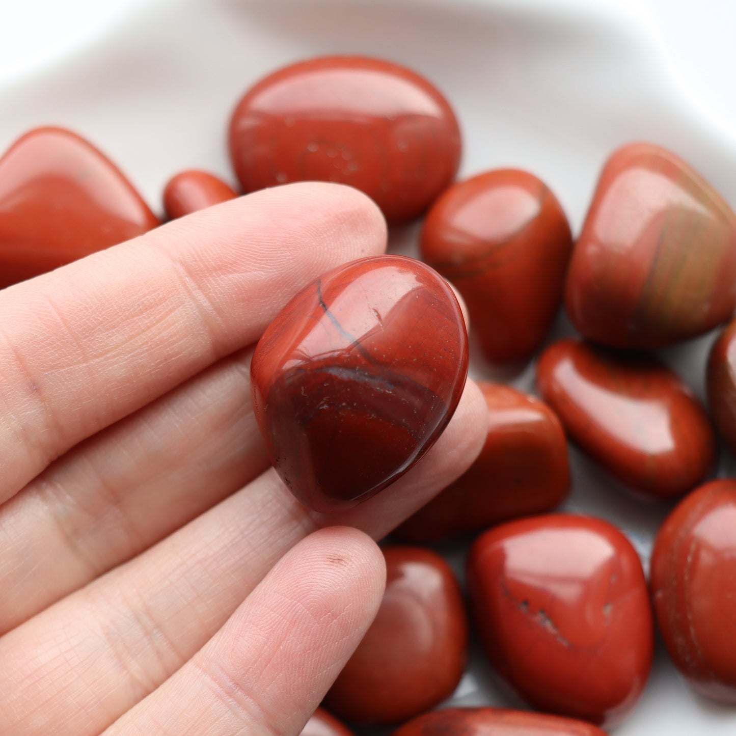 Jasper Red Tumblestone