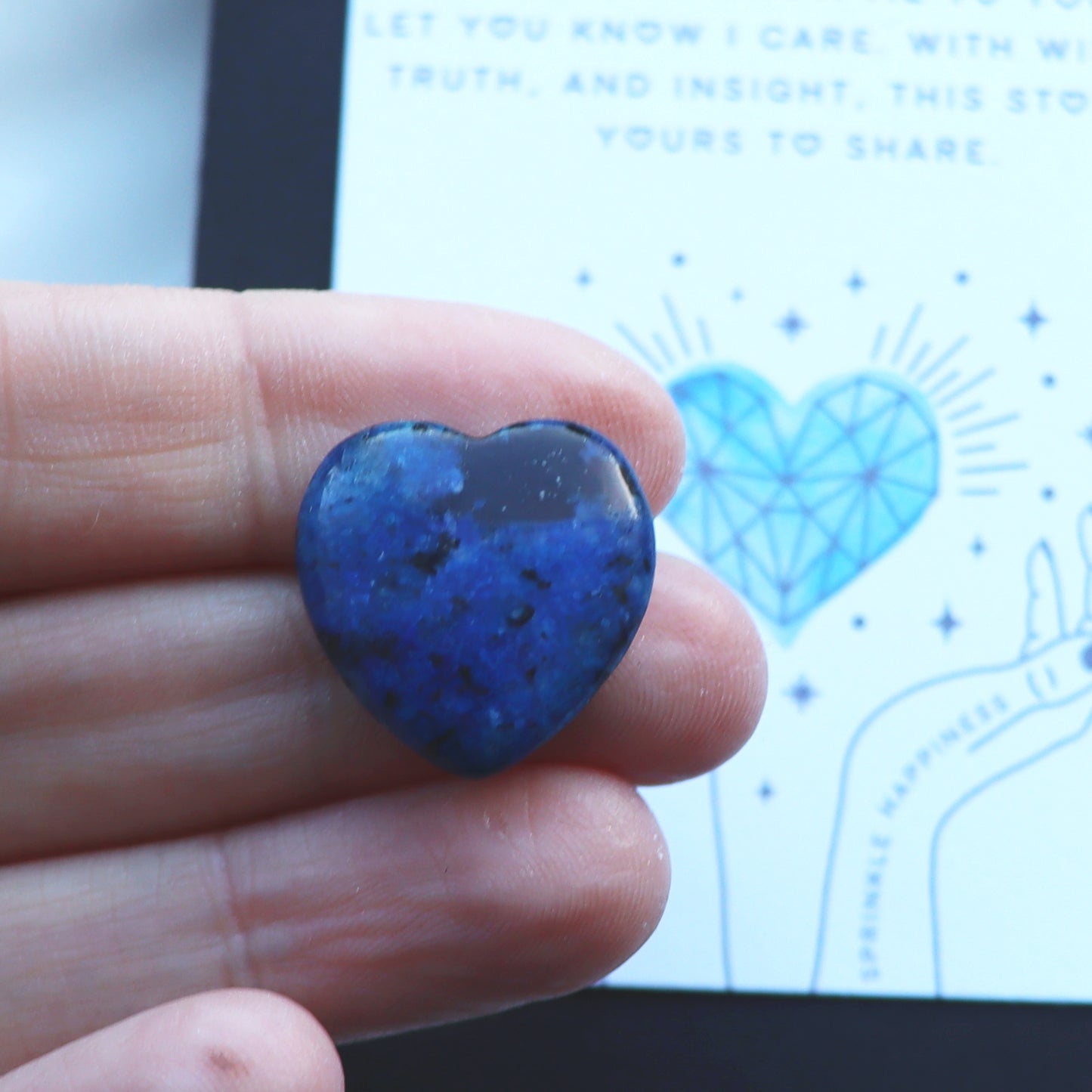 Lapis Lazuli Heart – Wisdom And Communication Crystal