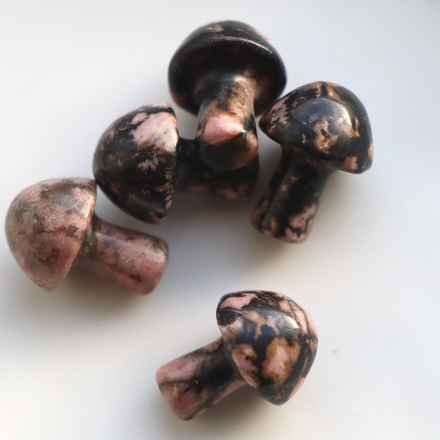 Rhodonite Mushroom – Self Love And Healing Crystal - Crystal Gift