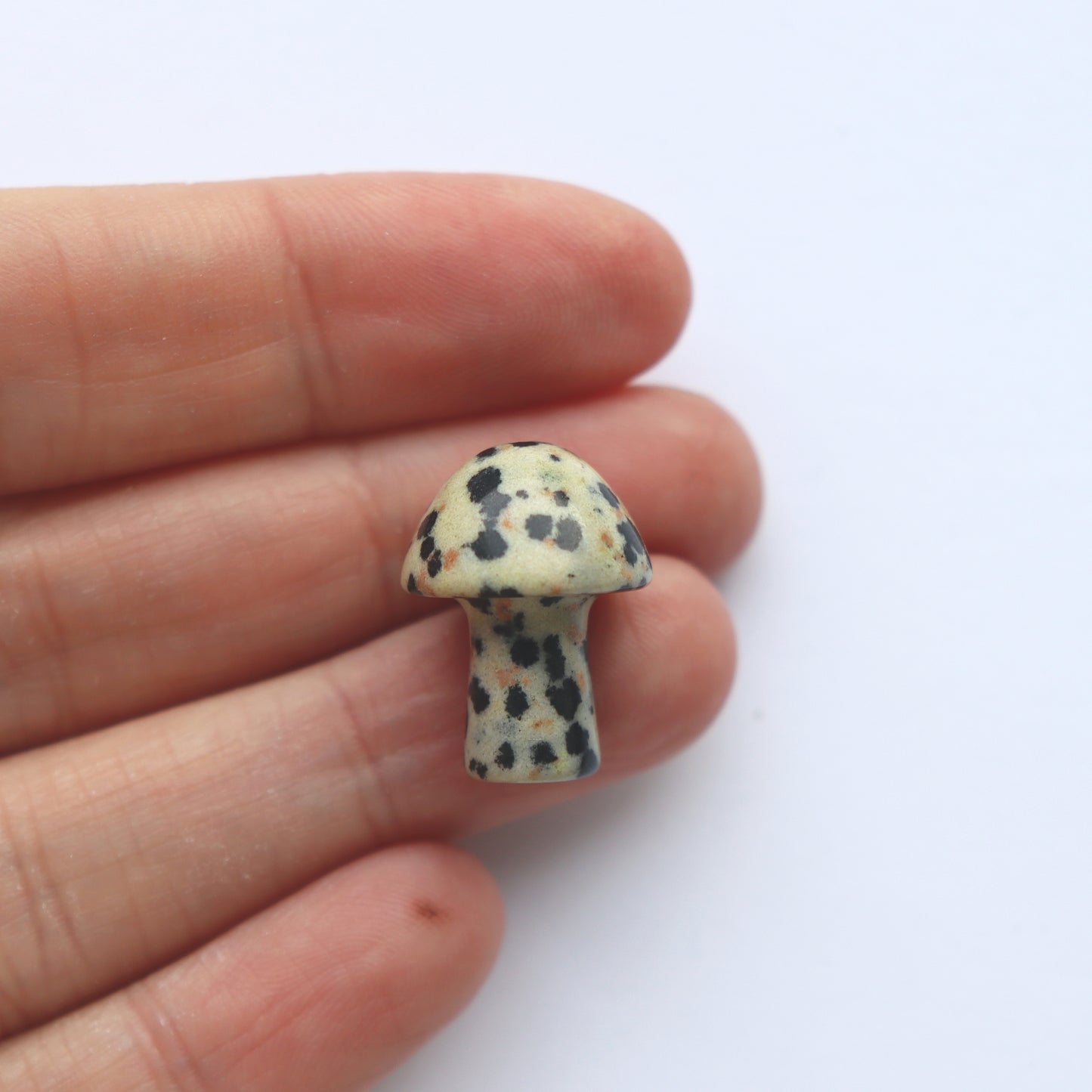 Tiny Polished Dalmatian Jasper Mushroom Crystal - Crystal Gift