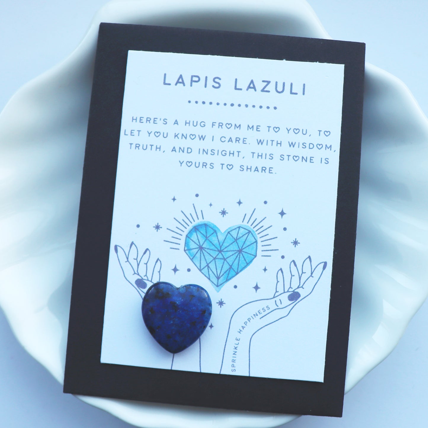 Lapis Lazuli Heart – Wisdom And Communication Crystal