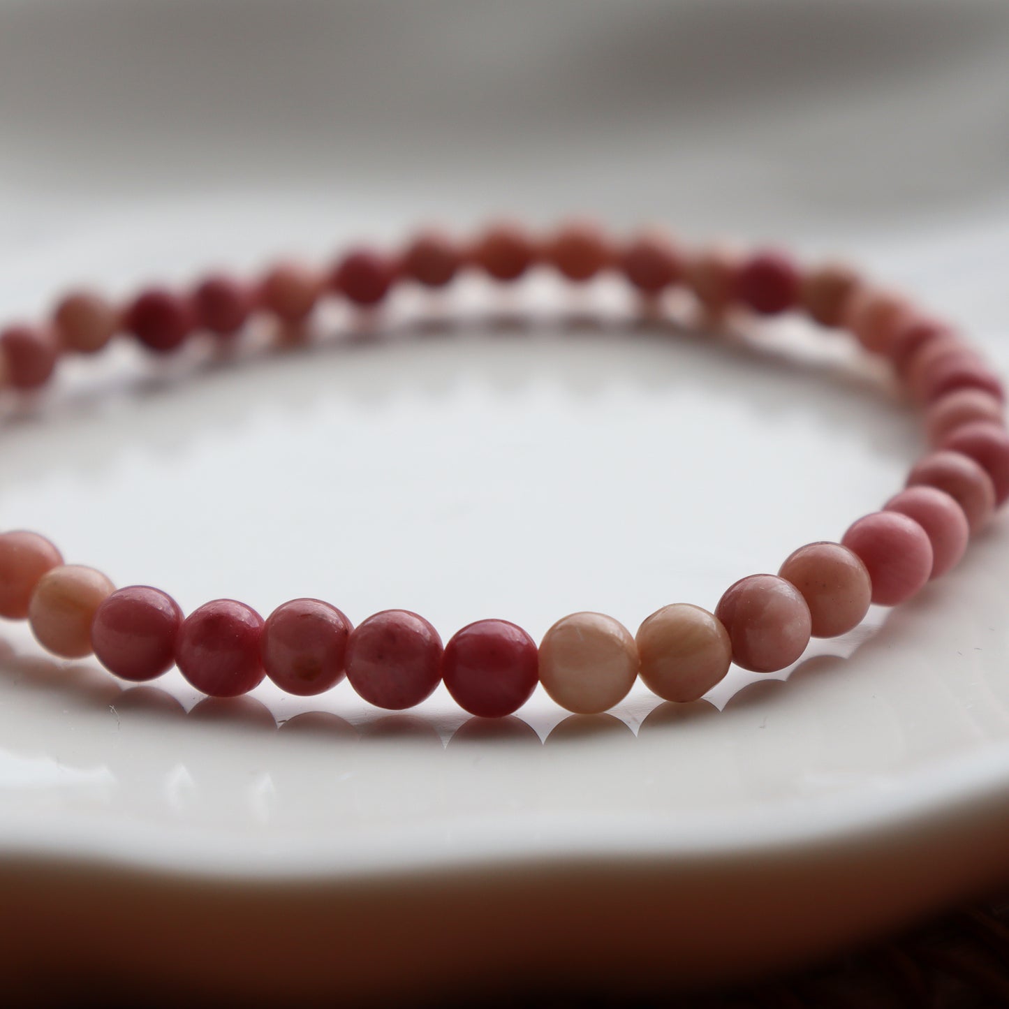 Rhodochrosite Crystal Bracelet – Self-Love & Healing