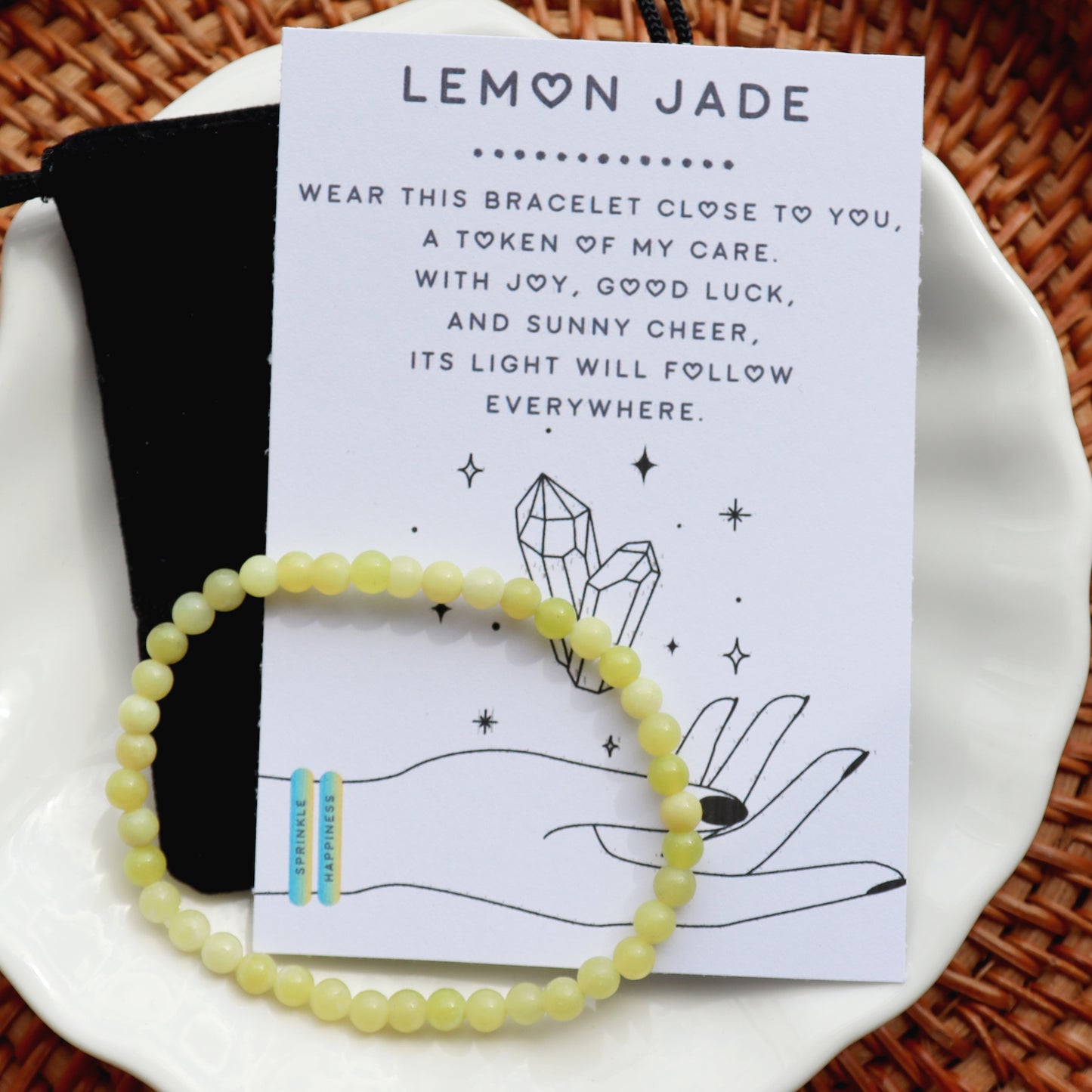 Lemon Jade Crystal Bracelet – Joy, Positivity & Energy