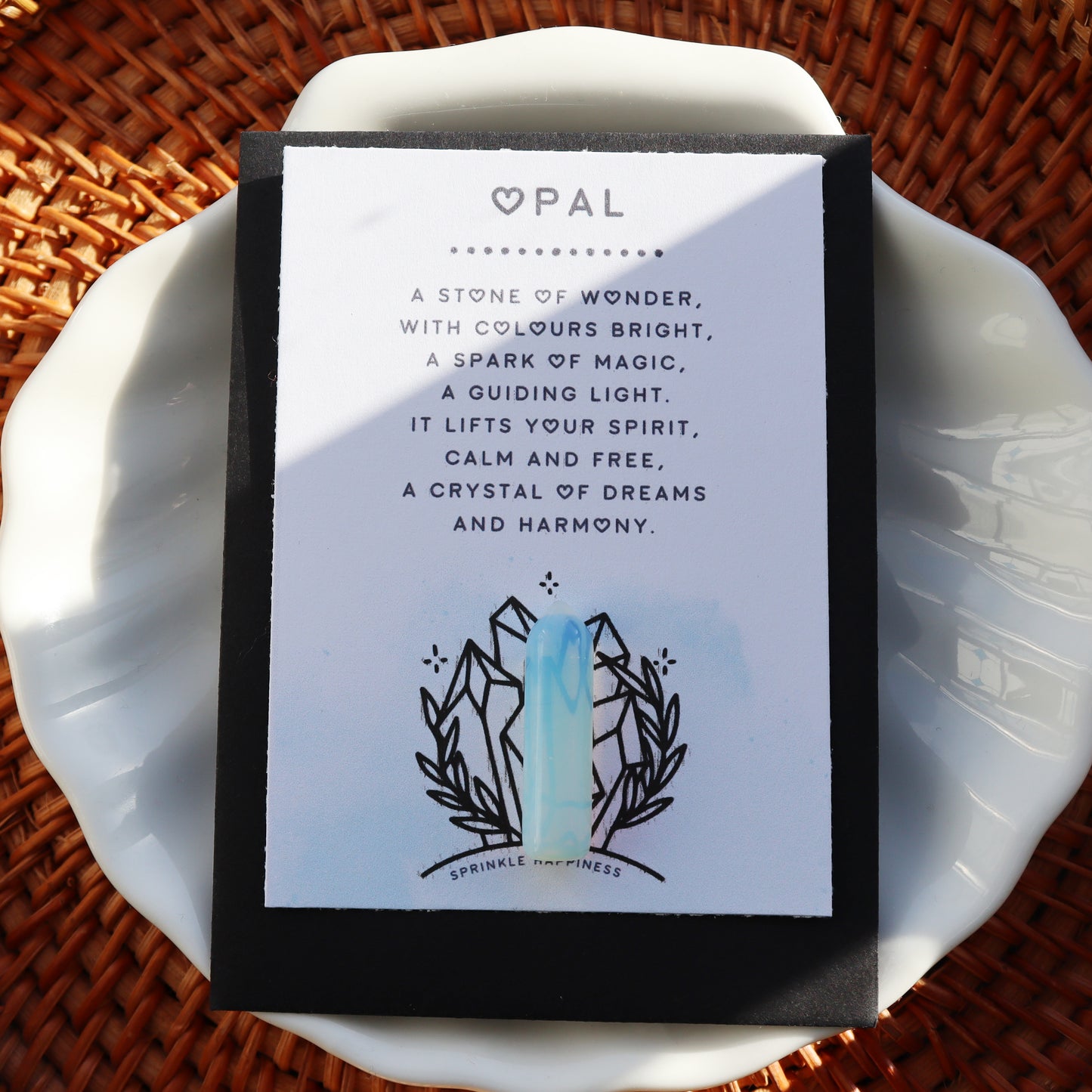 Opalite Crystal Tower For Creativity And Intuition - Crystal Gift