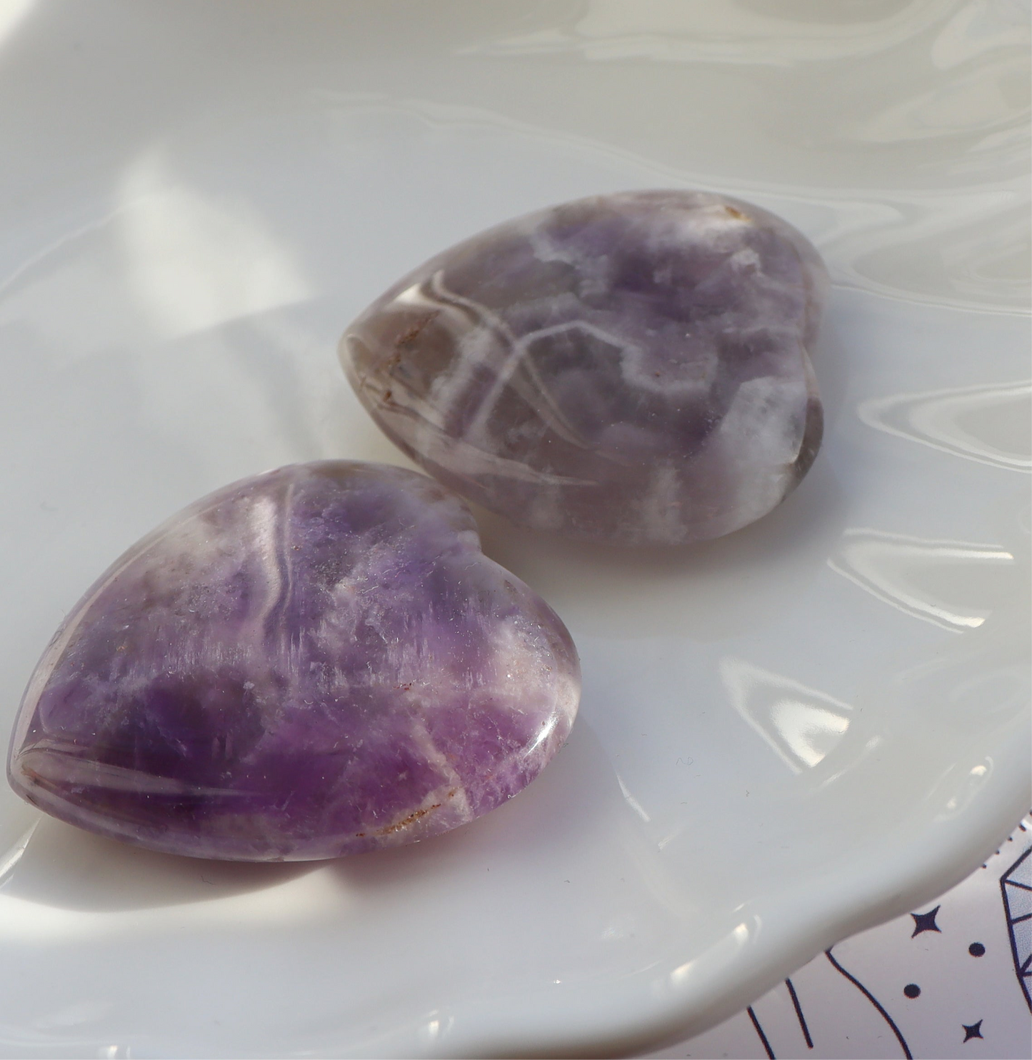 Amethyst Polished Heart