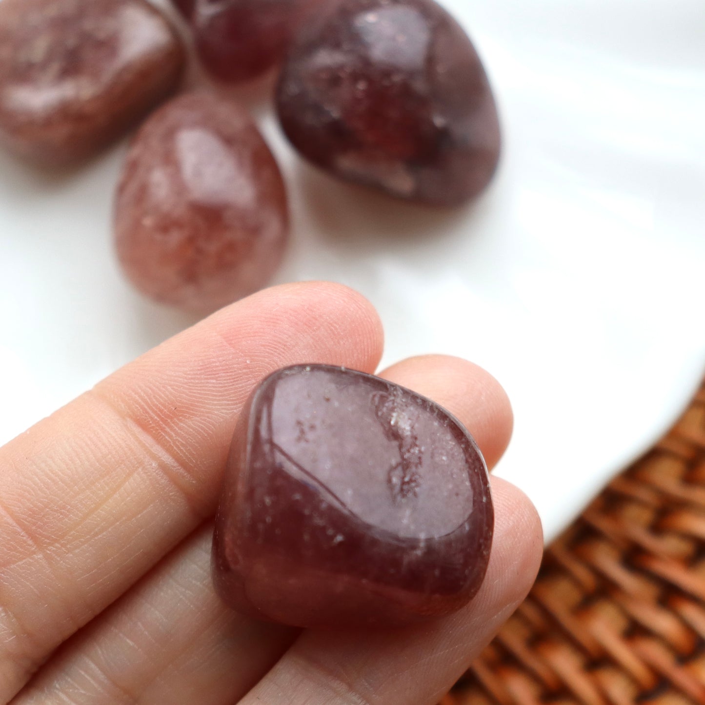 Strawberry Quartz Tumblestone