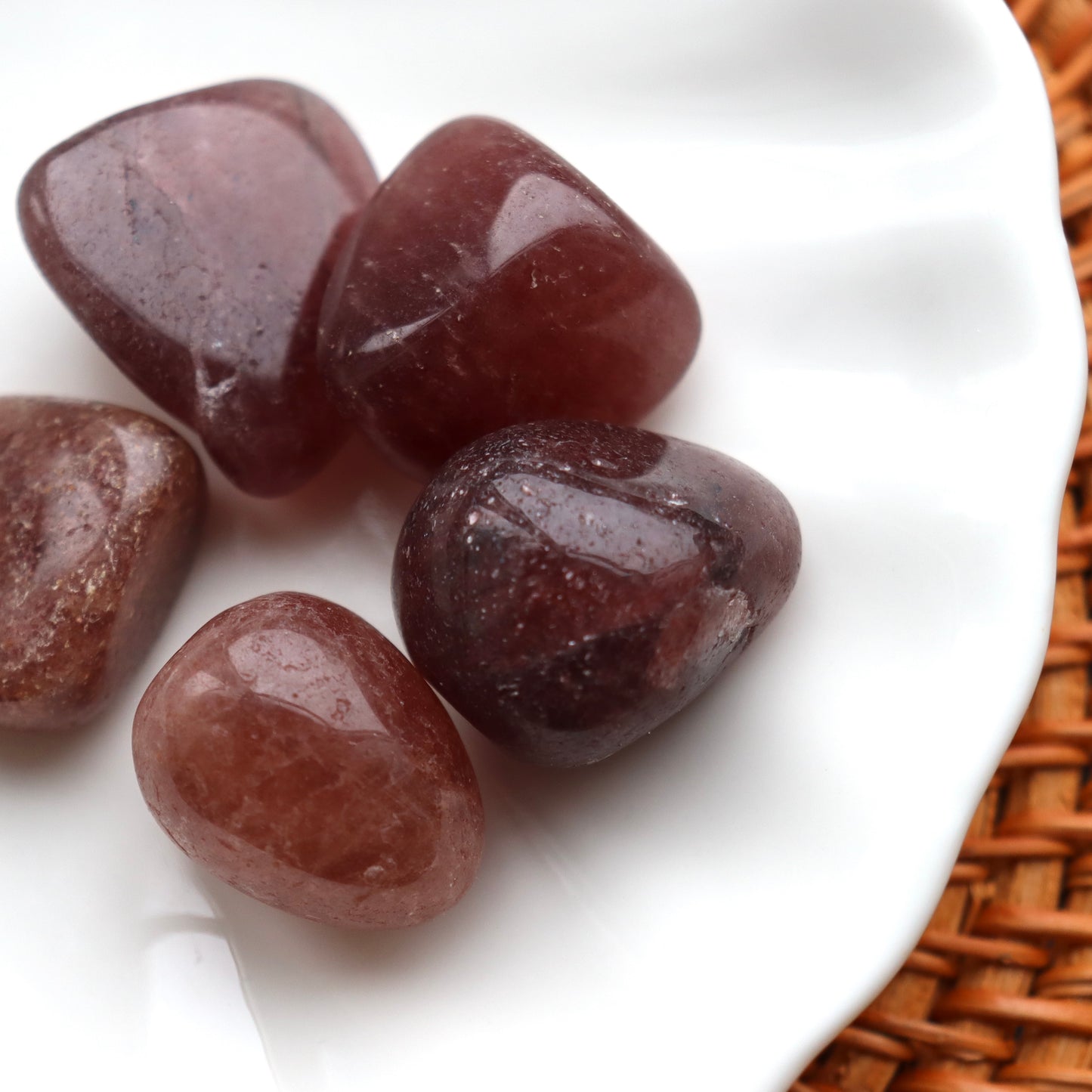 Strawberry Quartz Tumblestone