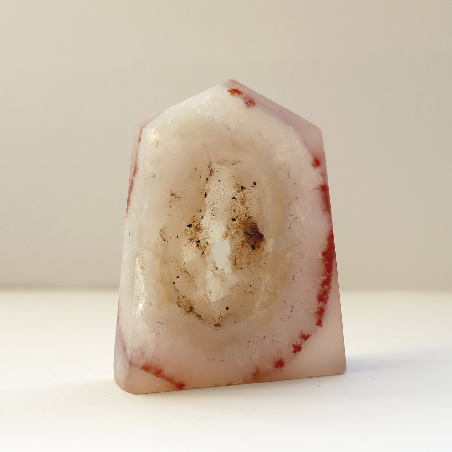 Natural Crystal Druzy Geode Amethyst Tower - 56x43x12mm