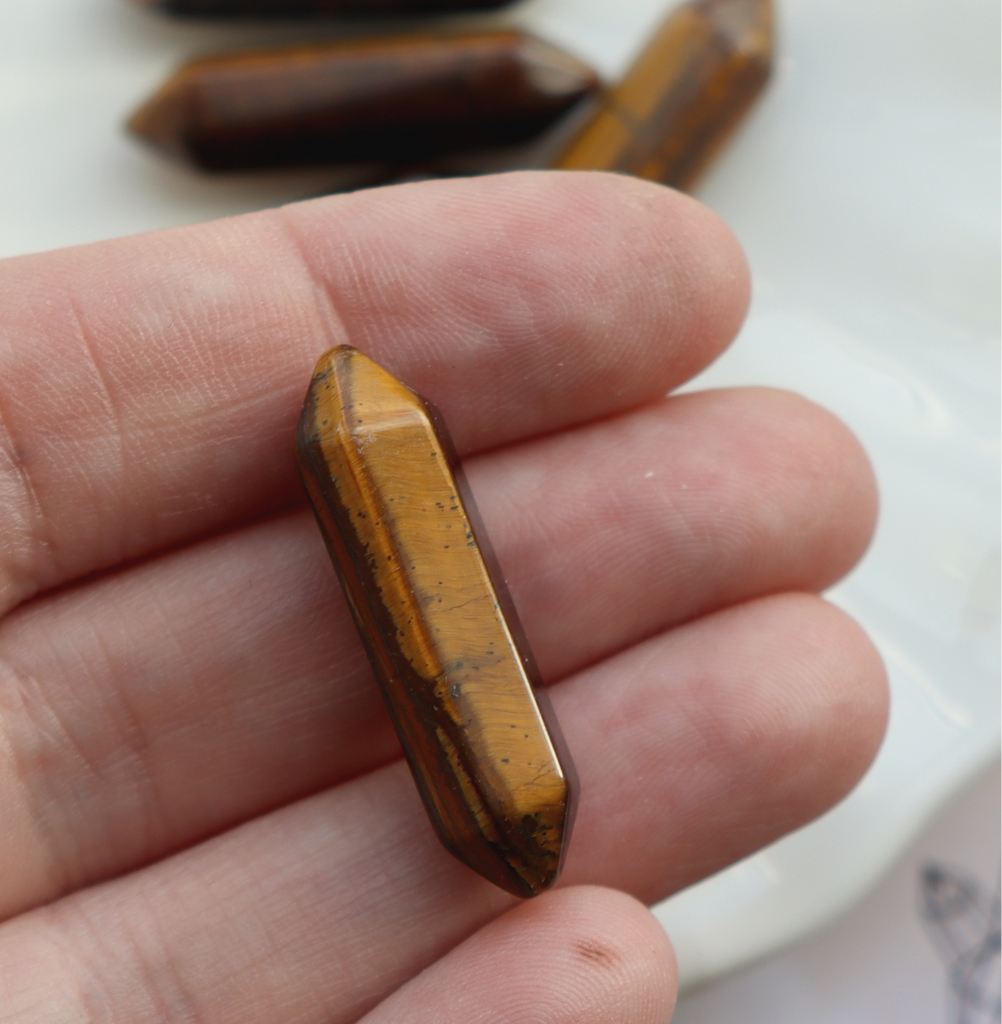 Tiger’s Eye Crystal Point – Courage and Balance