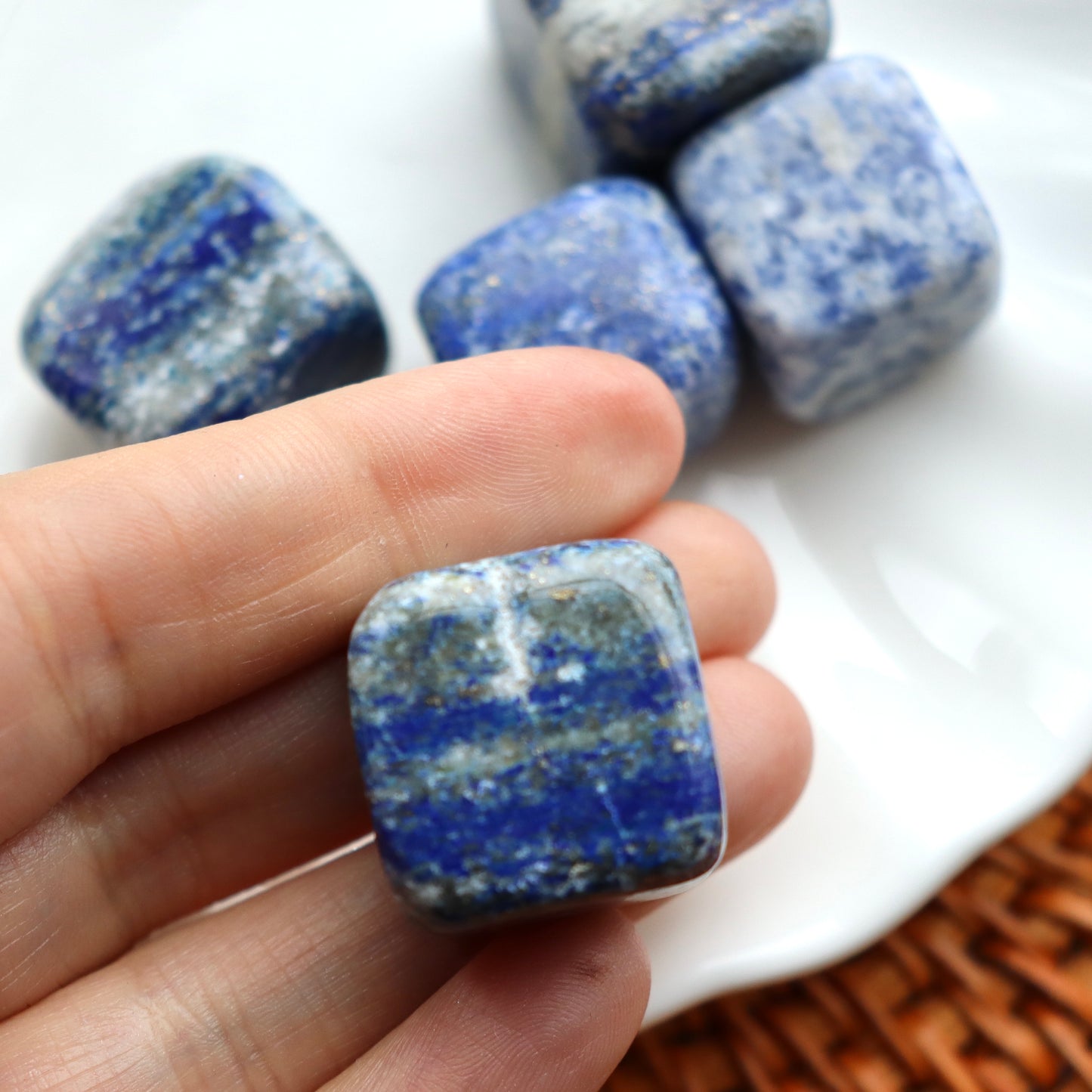 Lapis Lazuli Cube Tumblestone