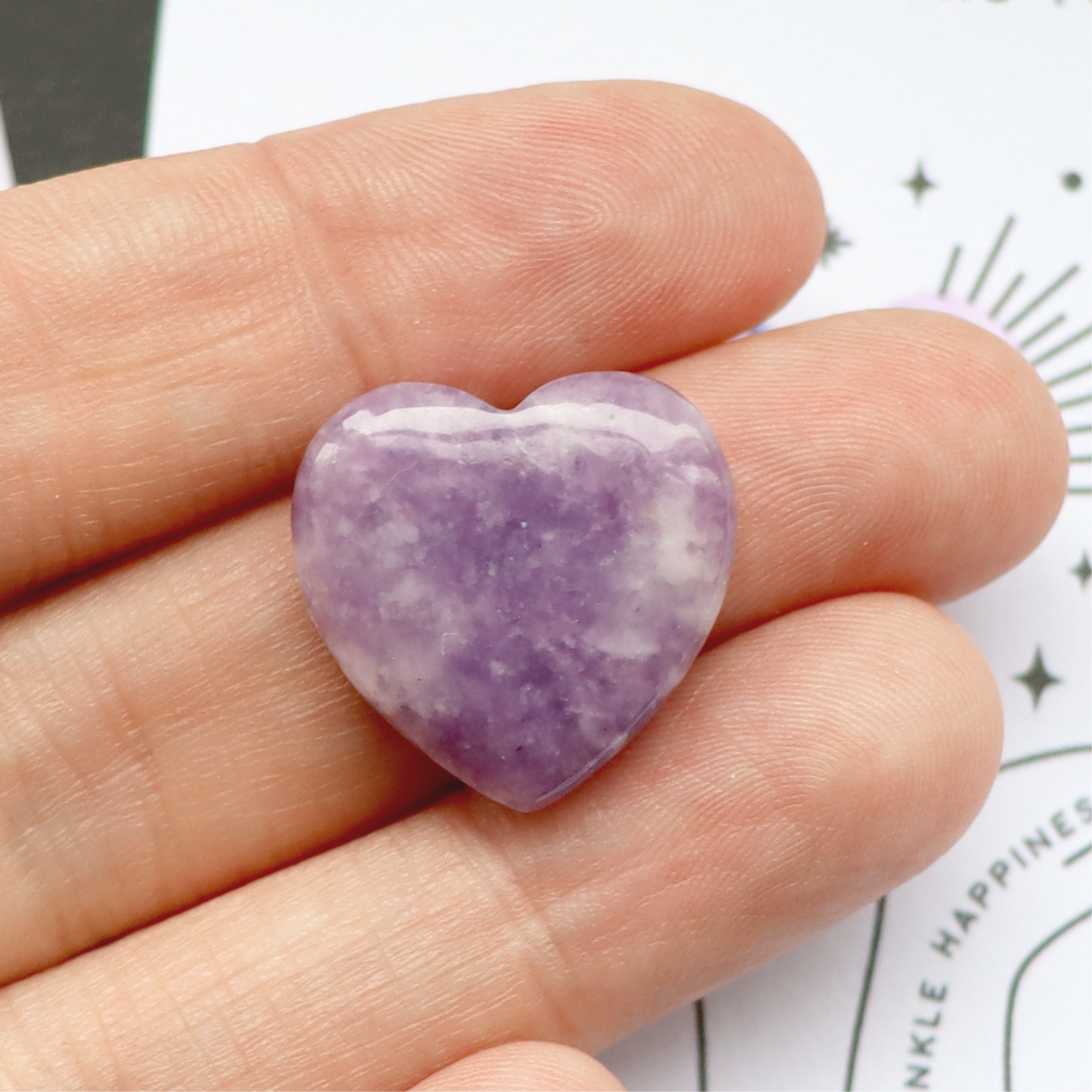 Mini Amethyst Heart Crystal
