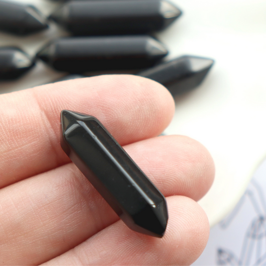 Black Obsidian Crystal Point – Protection and Grounding