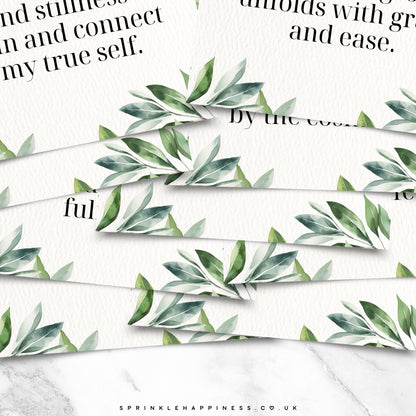 Free Printable Spiritual Affirmation Cards – 24 Uplifting Cards for Mindfulness & Connection