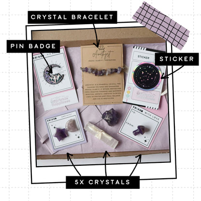Amethyst Crystal Gift Box | Serenity and Spiritual Growth