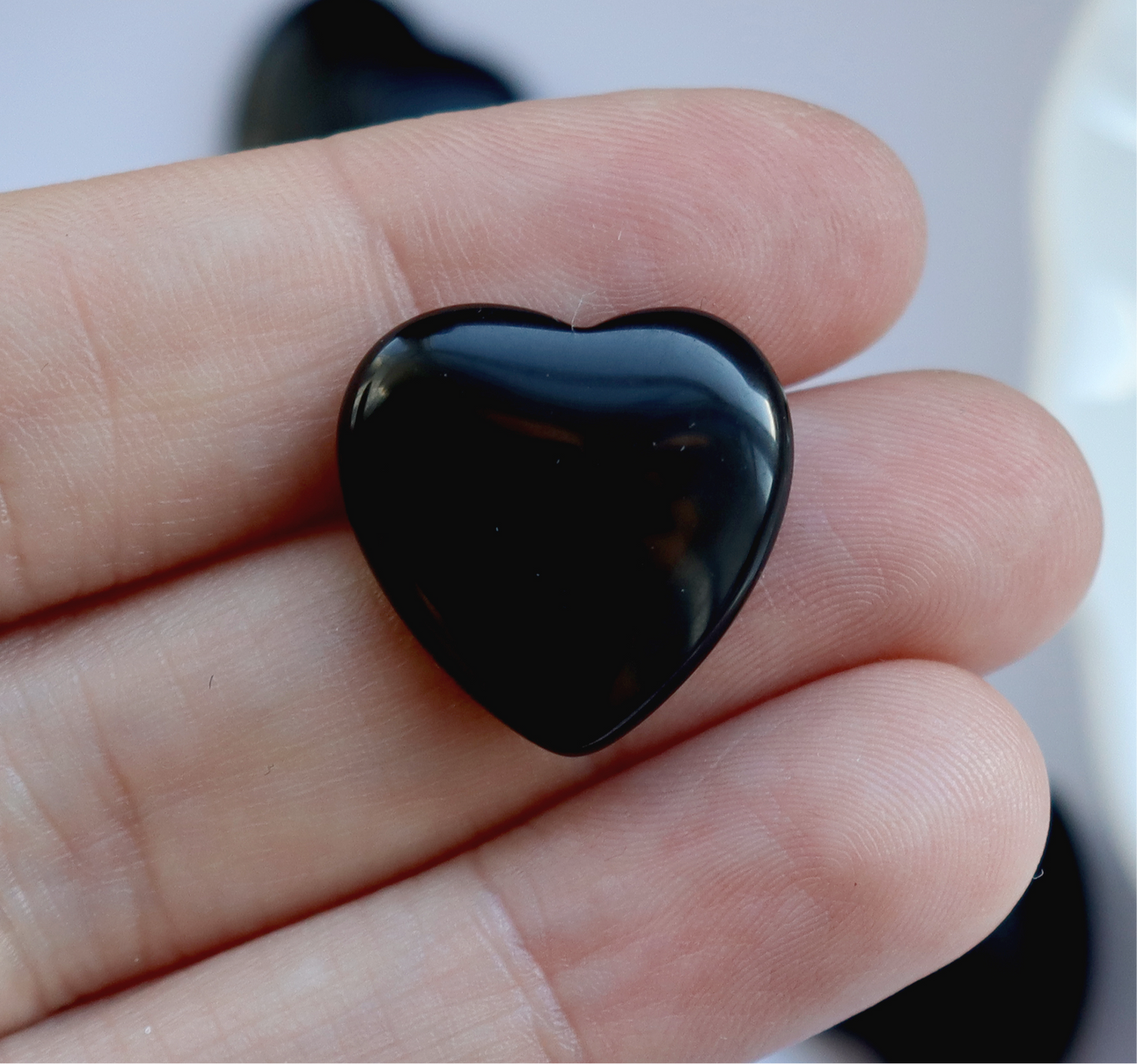 Mini Obsidisn Heart Crystal