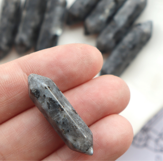 Larvikite Crystal Point – Grounding and Protection