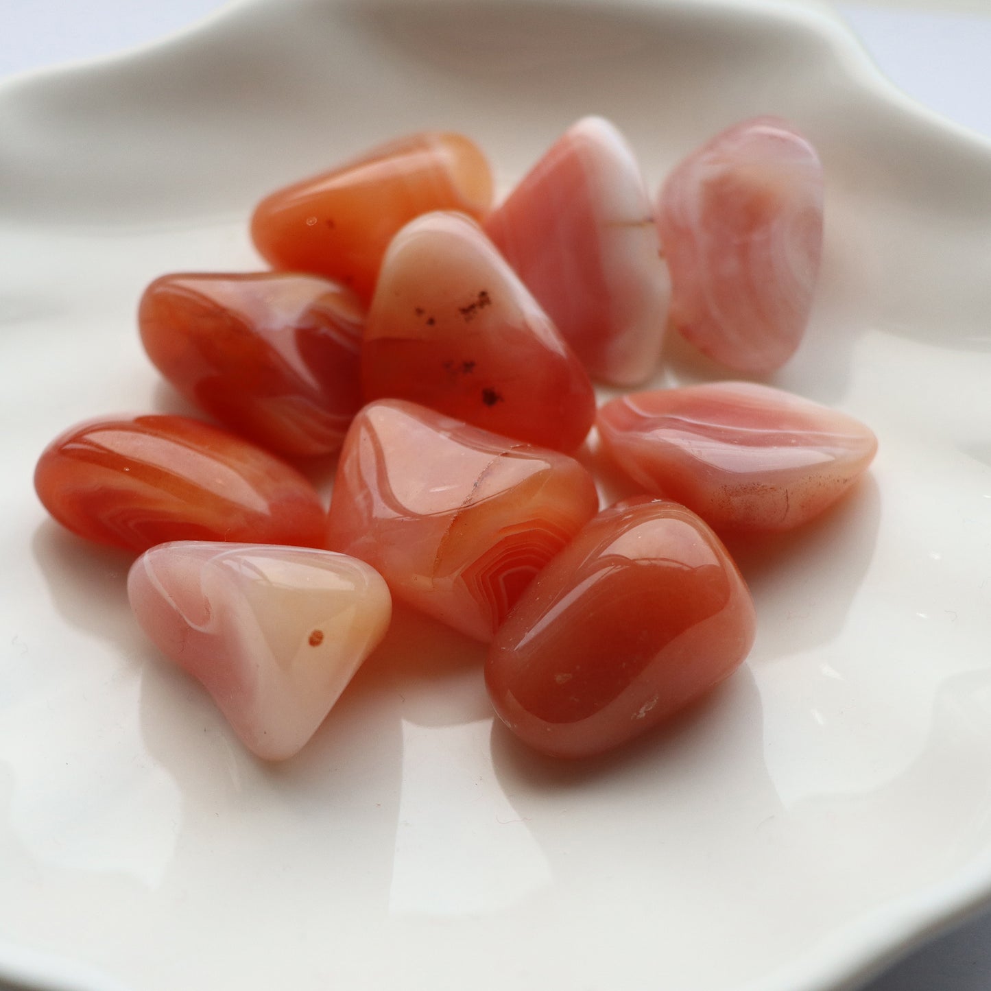 Carnelian Banded Tumblestone