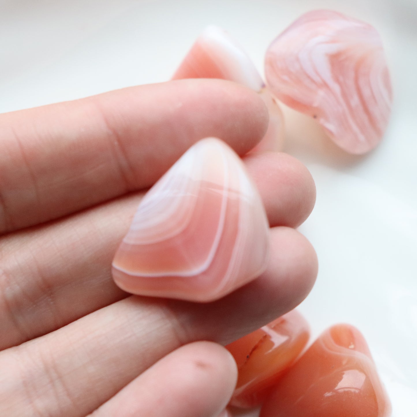 Carnelian Banded Tumblestone