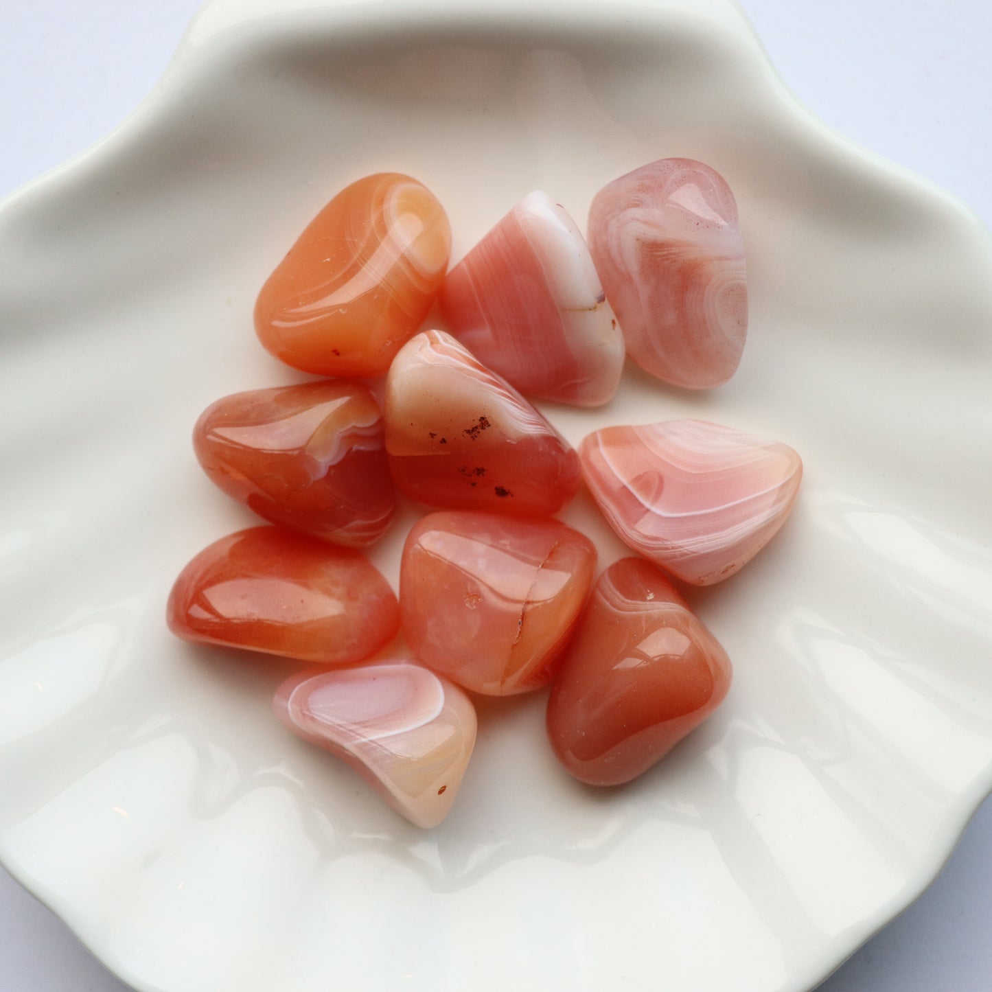 Carnelian Banded Tumblestone