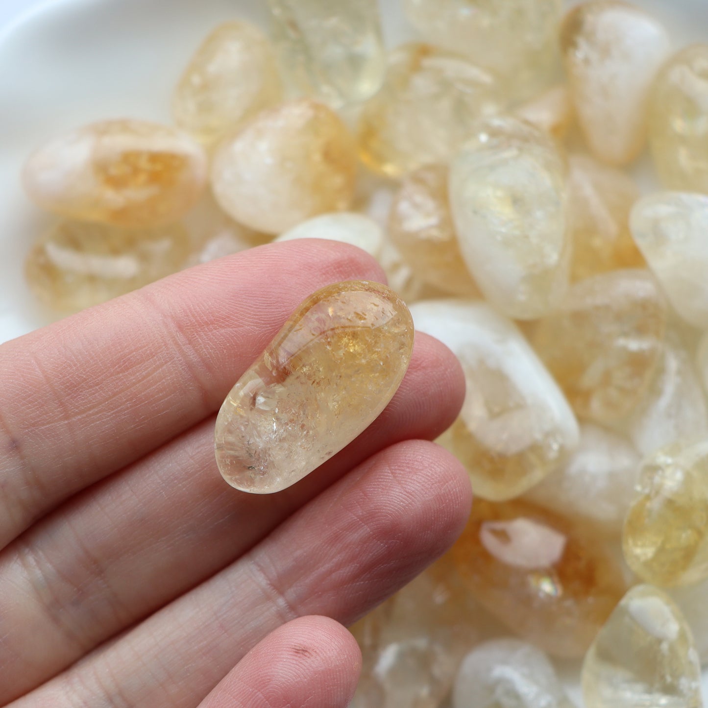 Citrine Tumblestone (heat treated)