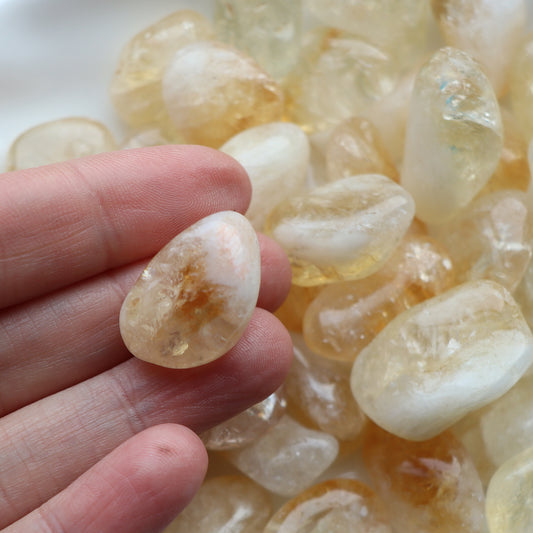 Citrine Tumblestone (heat treated)