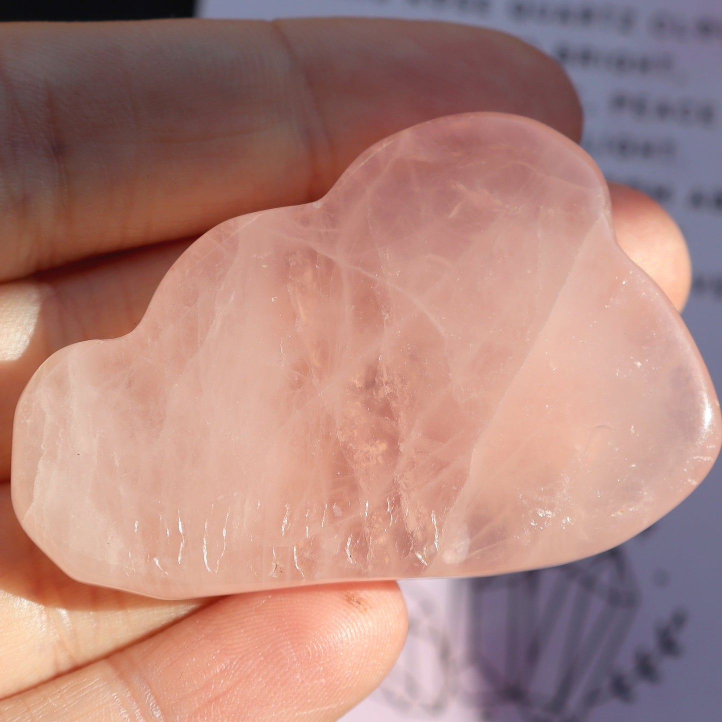 Rose Quartz Cloud – Crystal of Love & Calm