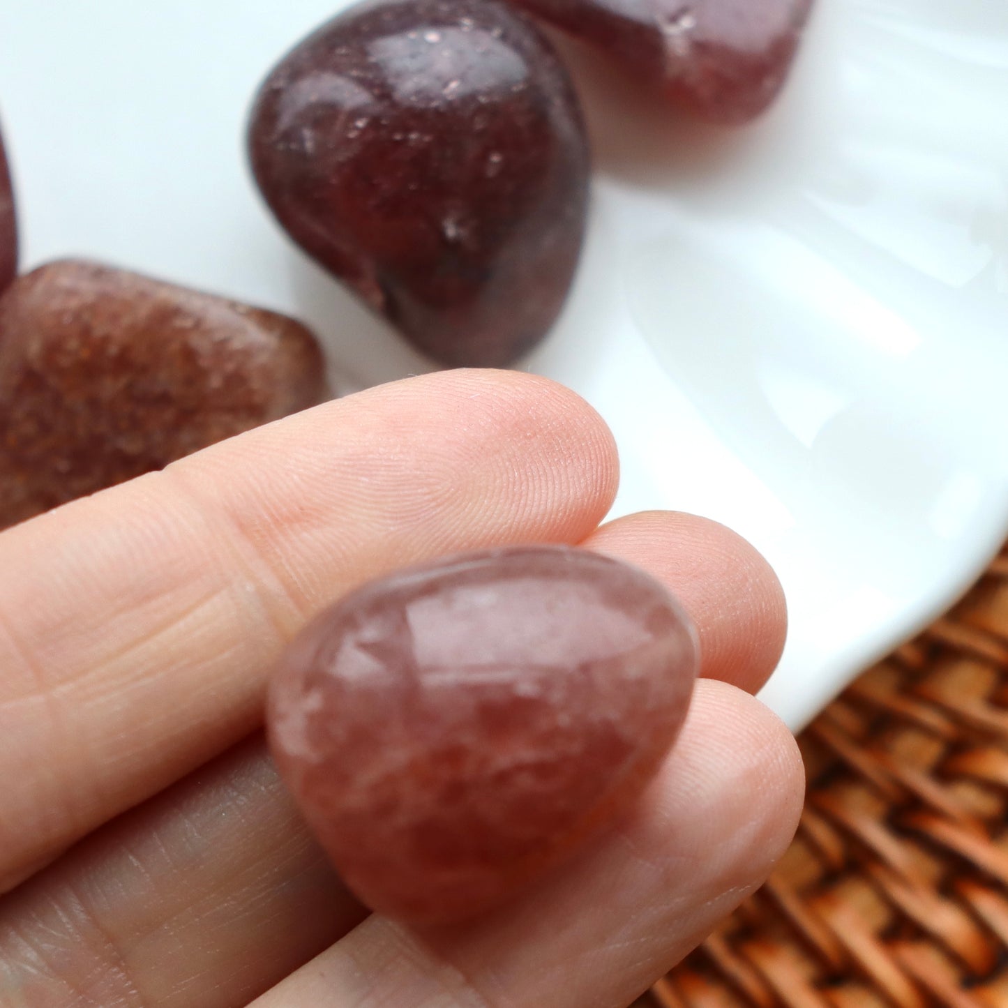 Strawberry Quartz Tumblestone