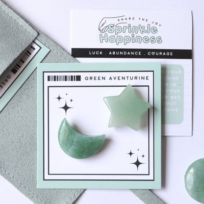 Green Aventurine Crystal Gift Box | Positivity and Good Fortune