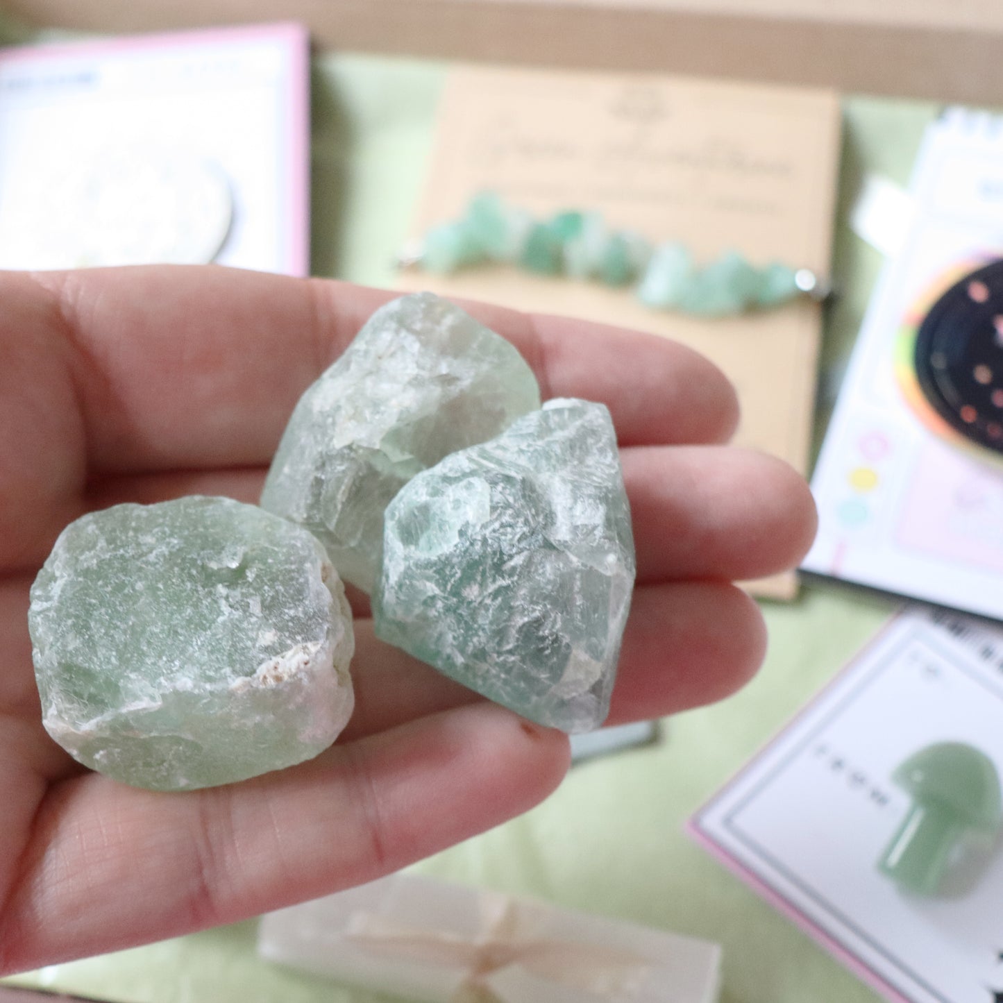 Green Aventurine Crystal Gift Box | Positivity and Good Fortune