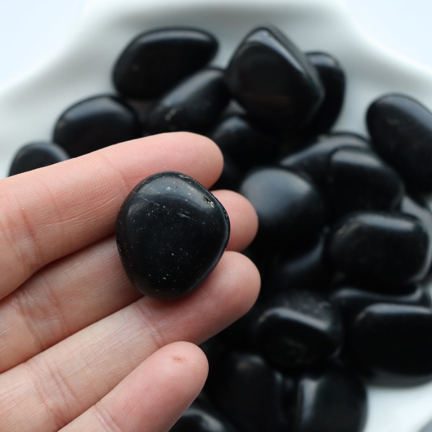 Black Obsidian Tumblestone