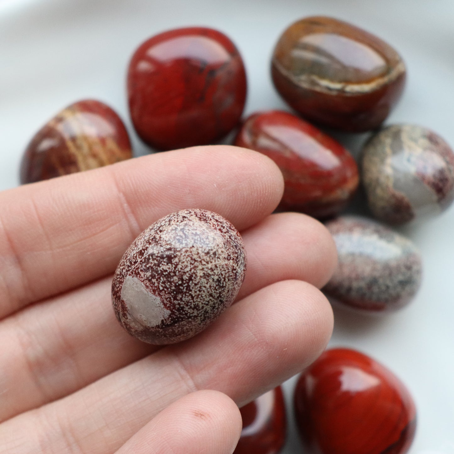 Rainbow Jasper Tumblestone