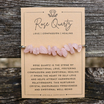 Rose Quartz Crystal Gift Box | Self-Love and Emotional Healing