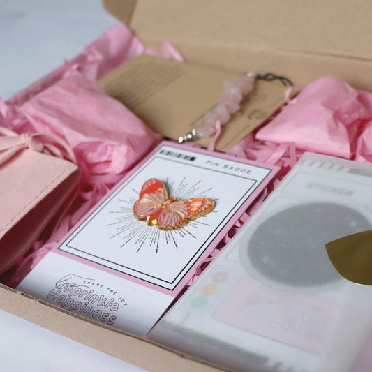 Rose Quartz Crystal Gift Box | Self-Love and Emotional Healing