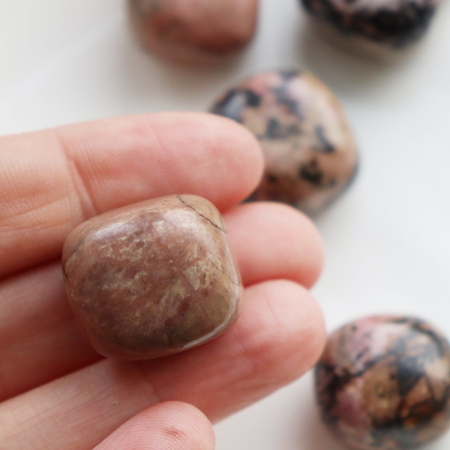 Rhodonite Tumblestone Crystal