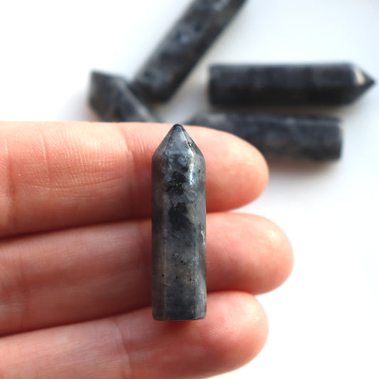 Mini Larvikite Crystal Tower