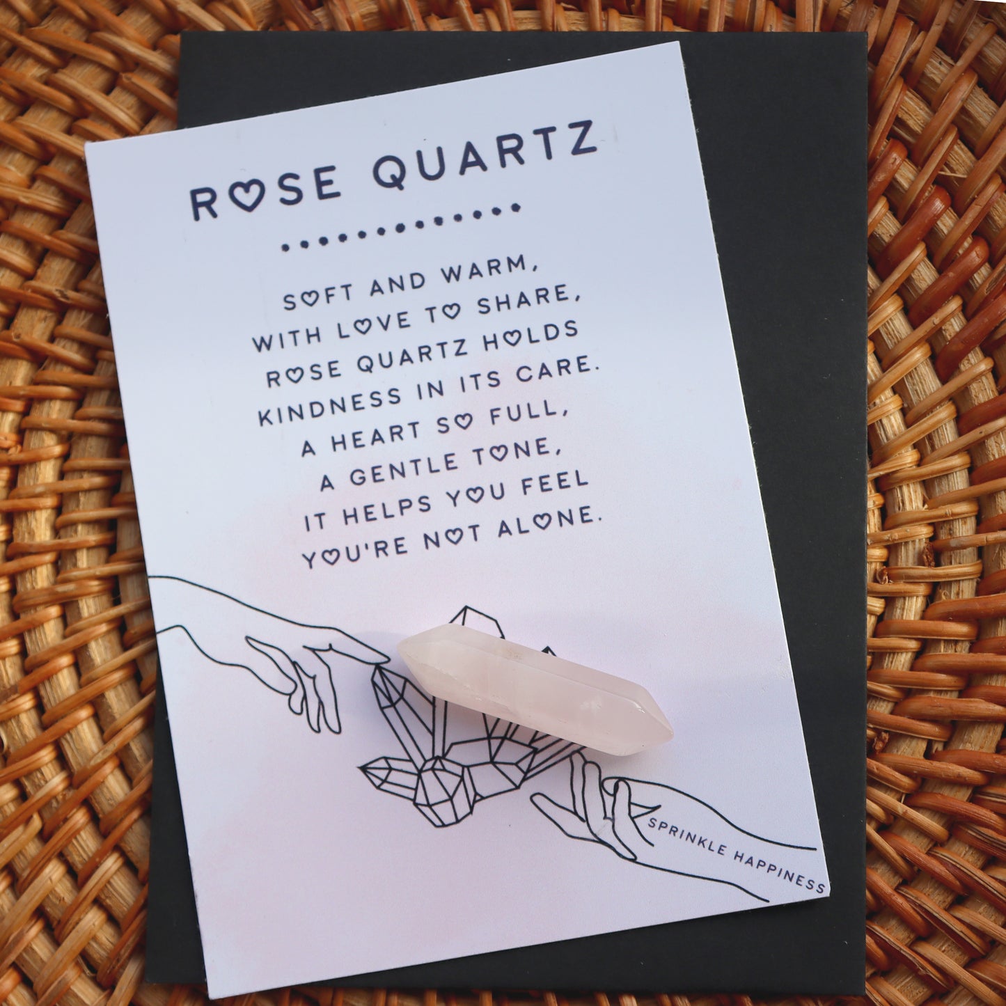 Rose Quartz Crystal Point For Love And Compassion - Crystal Gift