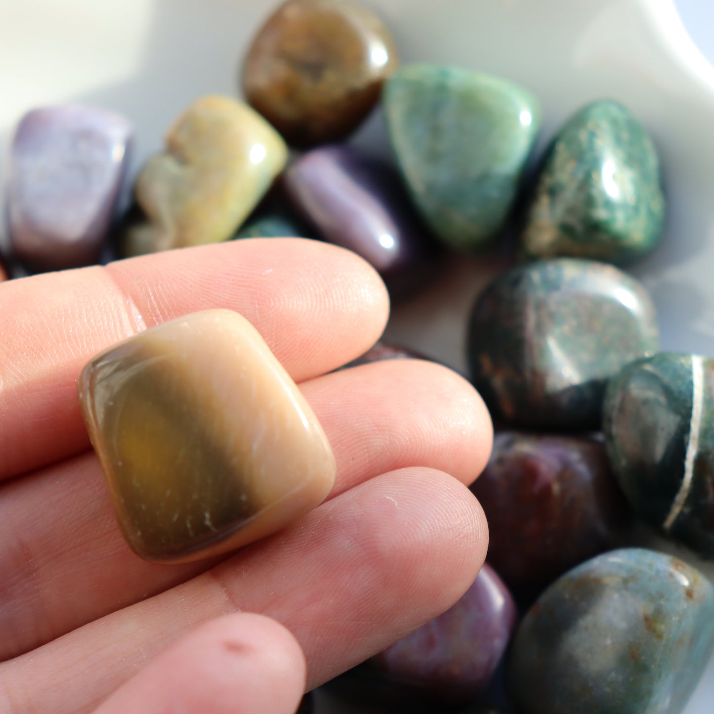 Ocean Jasper Tumblestone