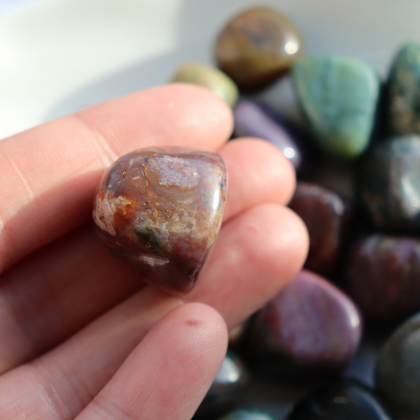 Ocean Jasper Tumblestone