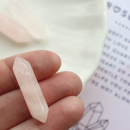 Rose Quartz Crystal Point For Love And Compassion - Crystal Gift