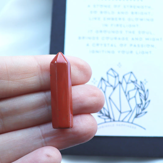 Red Jasper Tower – Energy And Motivation Booster - Crystal Gift