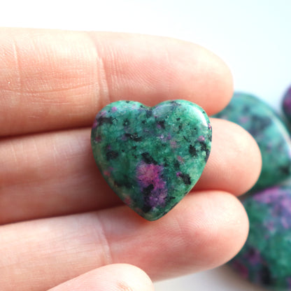 Mini Epidote Heart Crystal