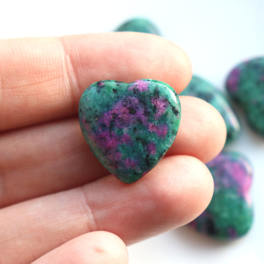 Mini Epidote Heart Crystal