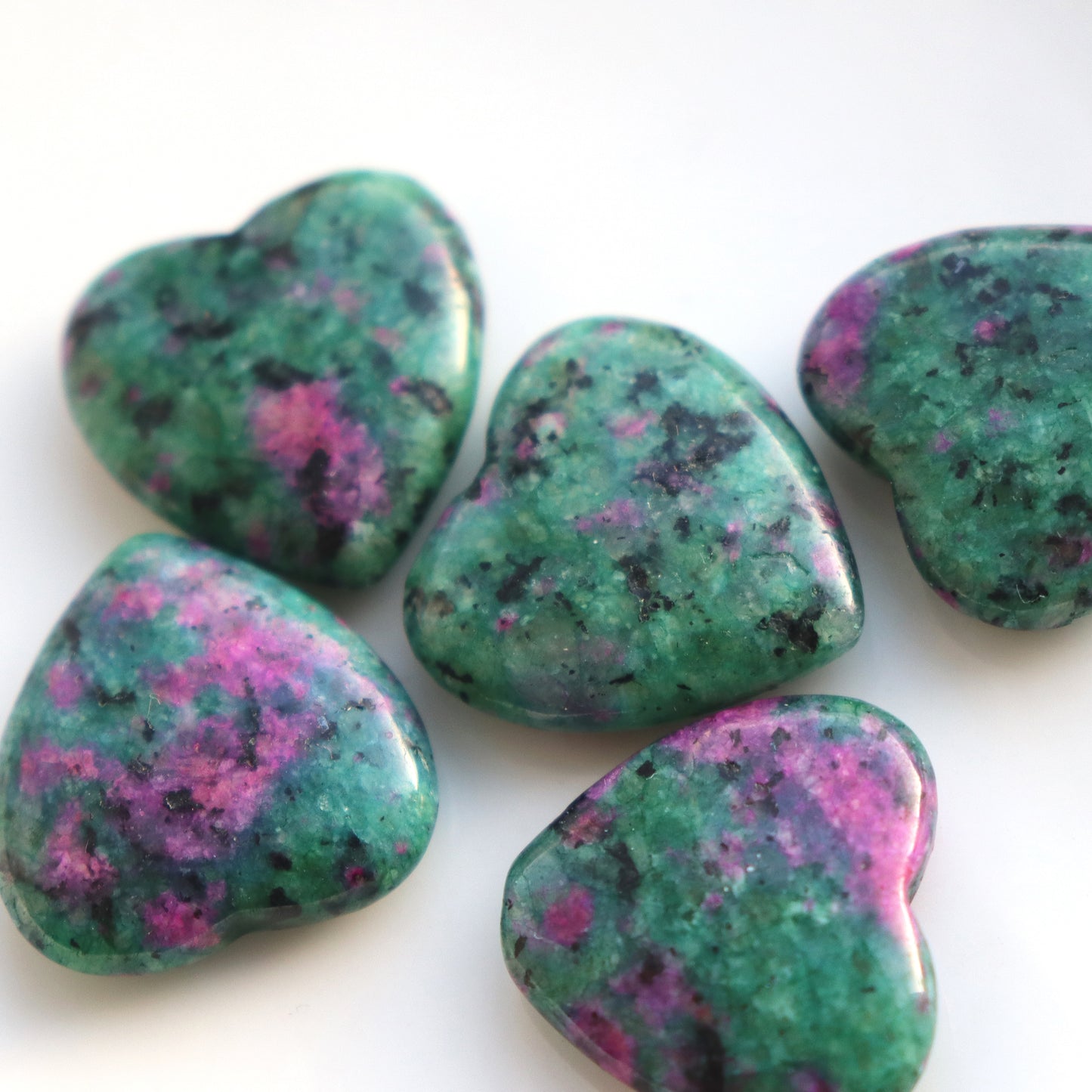 Mini Epidote Heart Crystal