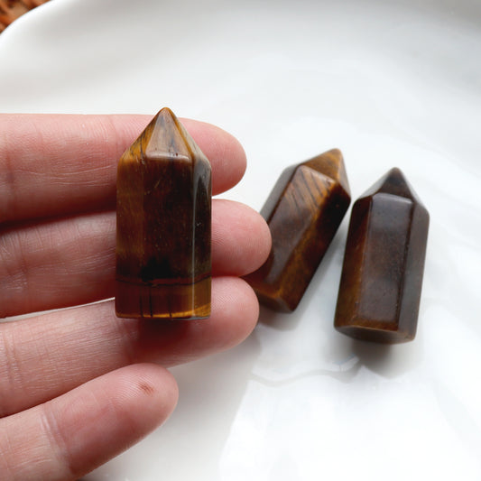 Tiger’s Eye Mini Tower – Strength & Confidence Stone