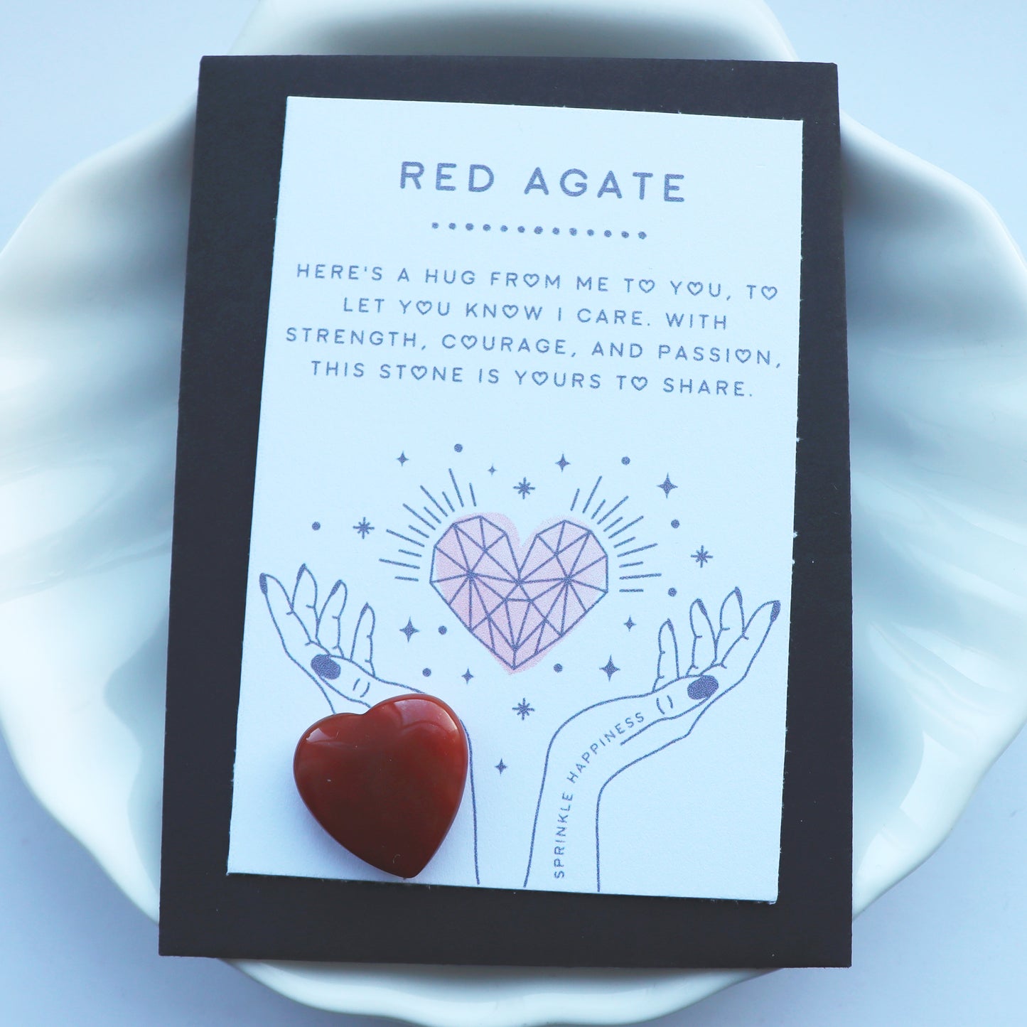 Red Agate Heart – Strength And Confidence Crystal