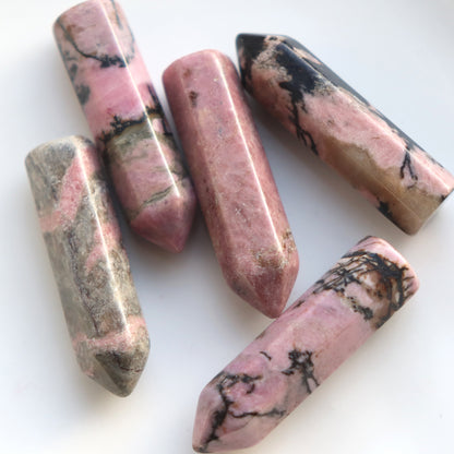 Rhodonite Tower – Self Love And Emotional Healing - Crystal Gift